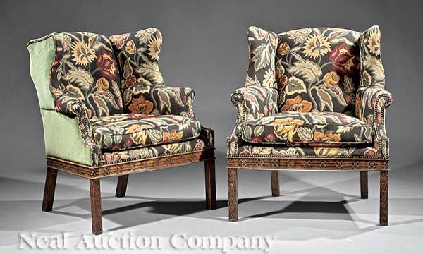 A Pair of Large Chippendale-Style