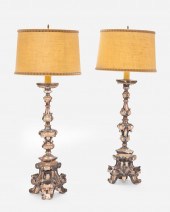 A PAIR OF LARGE ITALIAN GILTWO
