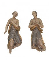 A PAIR OF LARGE ITALIAN RELIGI