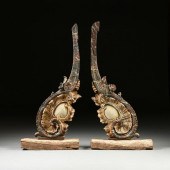 A PAIR OF LARGE ITALIAN ROCOCO