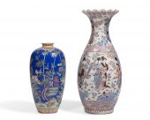 A PAIR OF LARGE JAPANESE CERAM