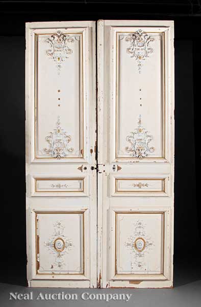 A Pair of Large Louis XVI Carved
