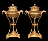 A PAIR OF LARGE LOUIS XVI PATI