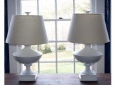 A pair of large scale, contemp