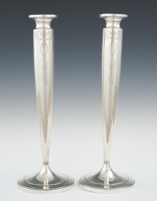 A Pair of Large Sterling Silver