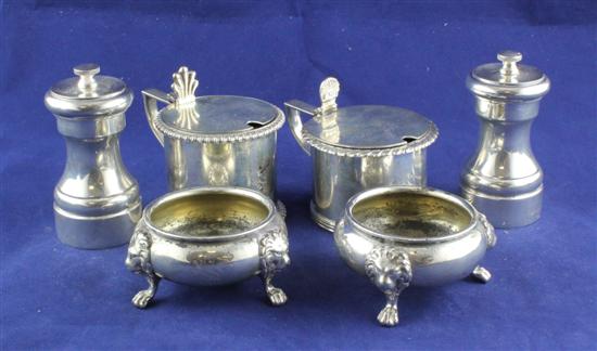A pair of late 1950's silver