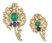 *A Pair of Late Victorian 18 K