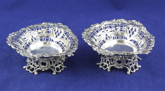 A pair of late Victorian pierced