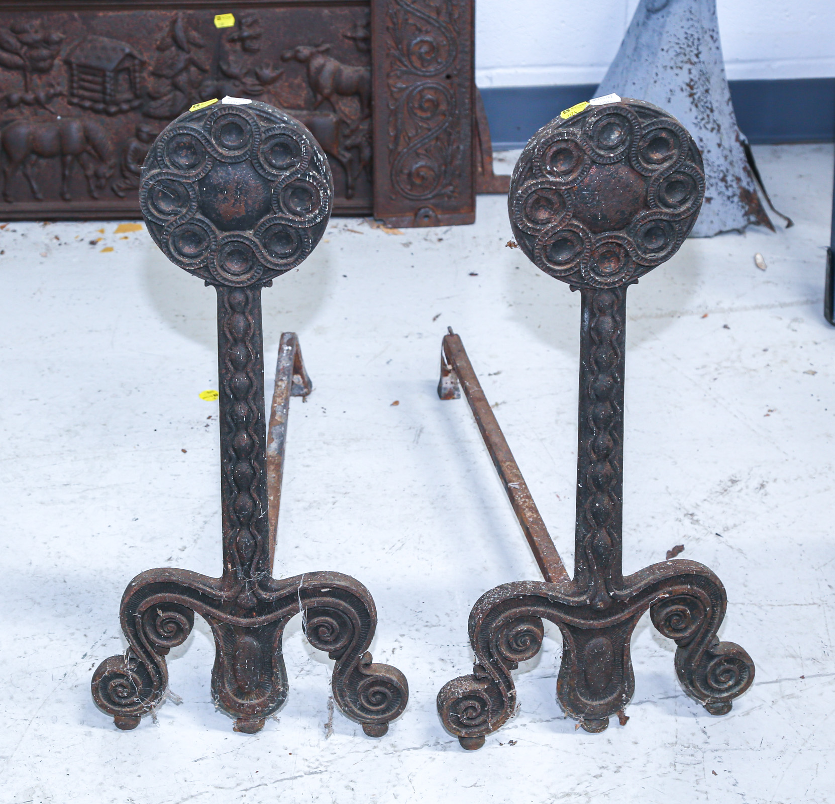 A PAIR OF LATE VICTORIAN CAST
