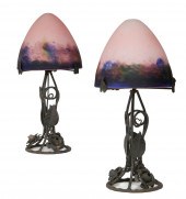 A PAIR OF LE VERRE FRANCAIS  G