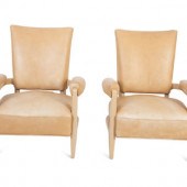 A Pair of Leather and White La