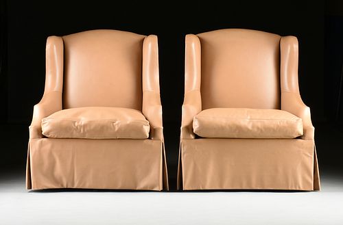A PAIR OF LEGGETT & PLATT TAN