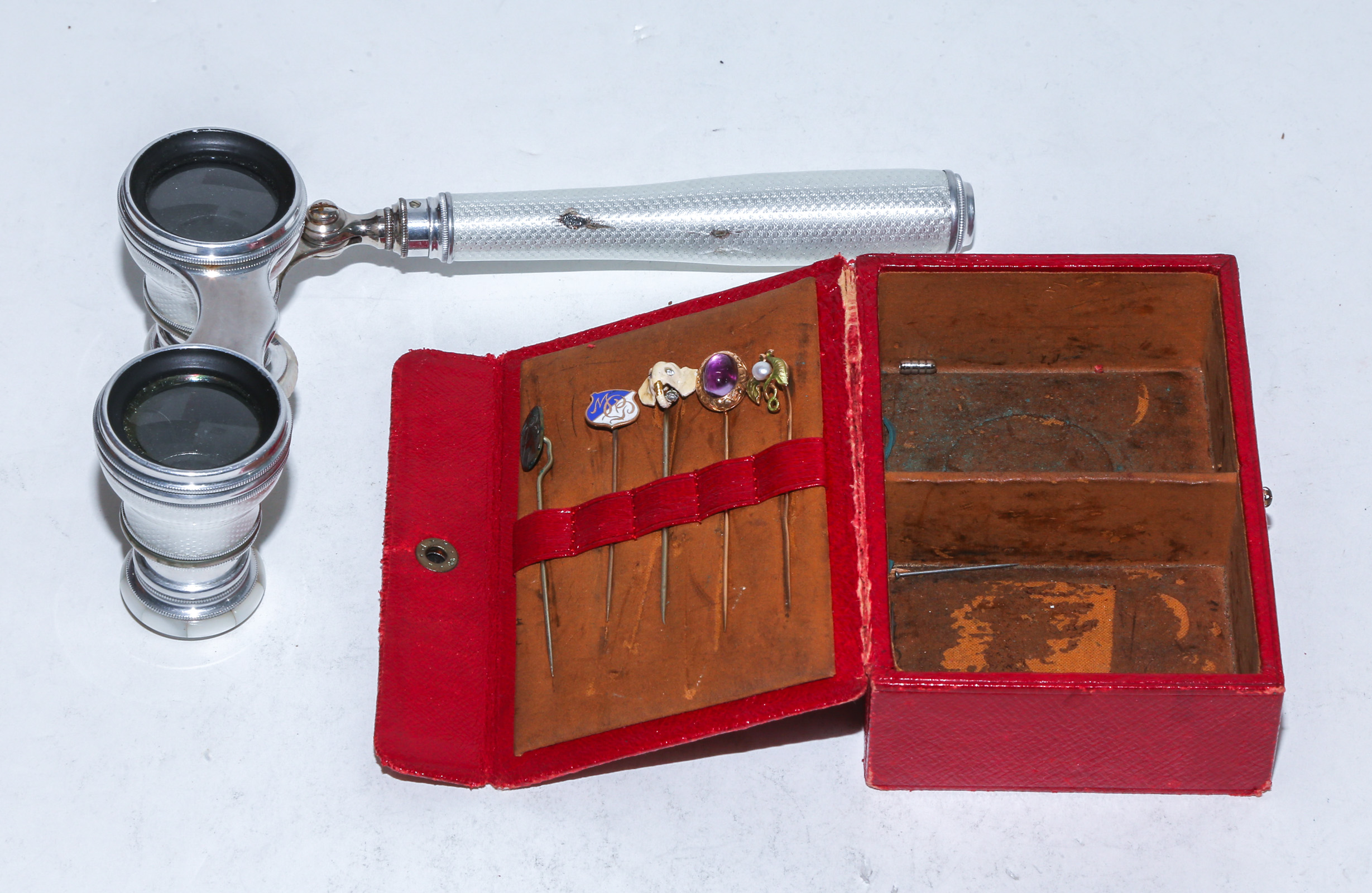 A PAIR OF LEMAIRE OPERA GLASSES &