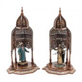 A Pair of Levantine Marquetry