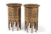 A PAIR OF LEVANTINE SHELL INLA