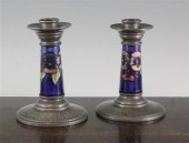 A pair of Liberty Tudric pewte