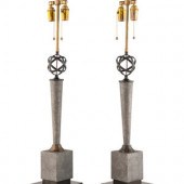 A Pair of Library Table Lamps