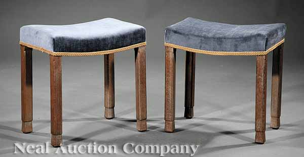 A Pair of Limed Oak Coronation