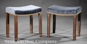 A Pair of Limed Oak Coronation