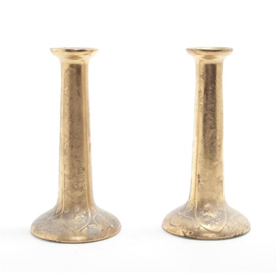 * A Pair of Limoges Art Nouveau