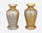 A PAIR OF LOETZ-STYLE ART GLAS