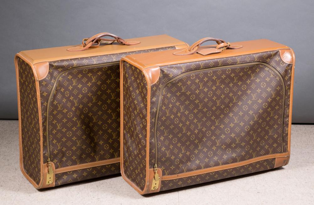 A PAIR OF LOUIS VUITTON SOFT-SIDE