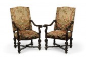 A PAIR OF LOUIS XIV STYLE NEED