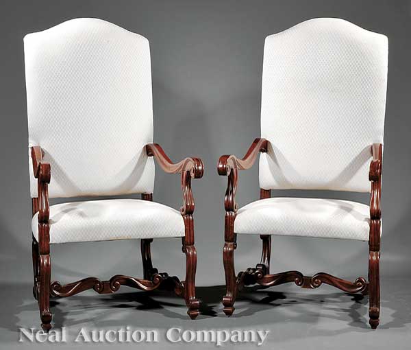 A Pair of Louis XIV-Style Fauteuils