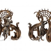 A Pair of Louis XV Style Gilt