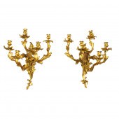 A PAIR OF LOUIS XV STYLE FIVE