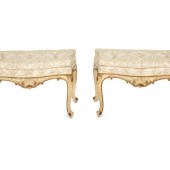 A Pair of Louis XV Style White