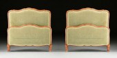 A PAIR OF LOUIS XV STYLE MOHAI