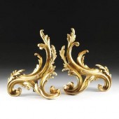 A PAIR OF LOUIS XV STYLE GILT