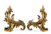 A PAIR OF LOUIS XV STYLE GILT
