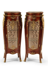A PAIR OF LOUIS XV-STYLE VITRI