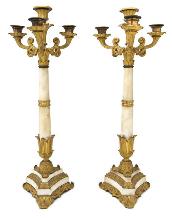 A Pair of Louis XVI Style Gilt