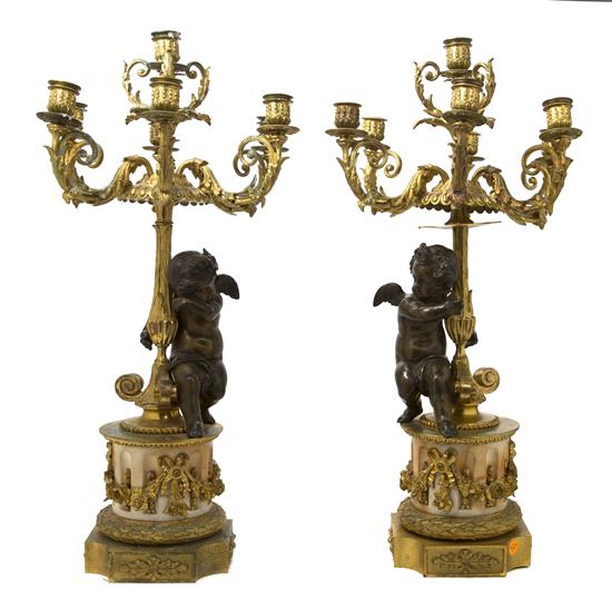 A Pair of Louis XVI Style Gilt