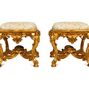 A Pair of Louis XVI Style Gilt