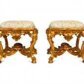A Pair of Louis XVI Style Gilt