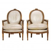 A PAIR OF LOUIS XVI STYLE BERG