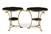 A PAIR OF LOUIS XVI STYLE GILT
