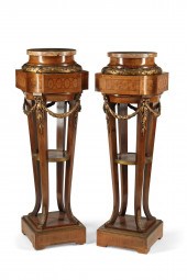 A PAIR OF LOUIS XVI STYLE MAHO