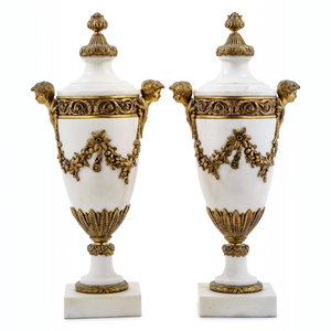 A Pair of Louis XVI Style Gilt