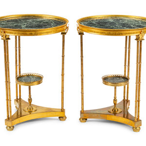 A Pair of Louis XVI Style Gilt