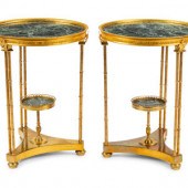 A Pair of Louis XVI Style Gilt