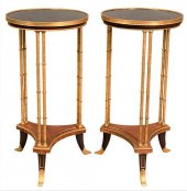 A PAIR OF LOUIS XVI STYLE BRON