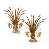 A PAIR OF LOUIS XVI STYLE GILT