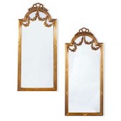 A PAIR OF LOUIS XVI STYLE GILT