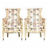 A PAIR OF LOUIS XVI STYLE BERG