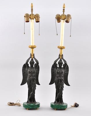 A Pair of Louis XVI Bronze and